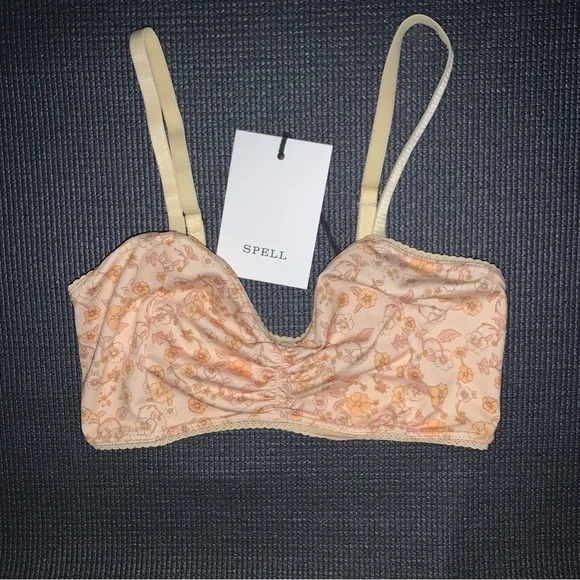 Spell Mossy Bralette Lemonade - Picture 4 of 5